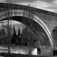 The road under the bridge